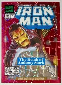 Marvel Masterpieces Platinum '92 Iron Man Pink Laser /692 Variant Cover 2024 - Bild 1 von 2