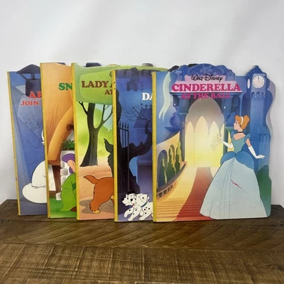 Disney Board Books Lot Of 5 Vintage 1988 Childrens Illustrated Foto 1 de 4