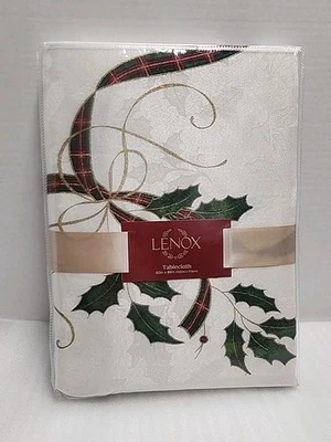 Lenox Holiday Nouveau 60" X 84" Tablecloth Christmas  - Image 1 of 4