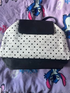 L'Atelier Du Sac Posh Bag Ladies Backpack Handbag Bag Polka Dot Pattern - Picture 1 of 8