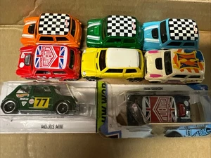 Hot Wheels 8 SET MINI COOPER Suelto EXCLUSIVO Variaciones de Color - Imagen 1 de 12