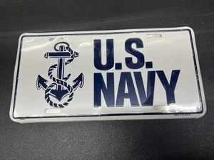 Metall Nummernschild U.S. Navy Militär neu in Folie - Bild 1 von 1