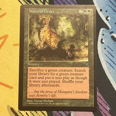 1x Natural Order MTG Card Visions Rare Sorcery LP - Image 1 of 2
