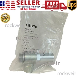 US FREE TAX NUEVO FESTO HGL-1/2-B 530033 Válvula pilotada sin devolución - Imagen 1 de 3
