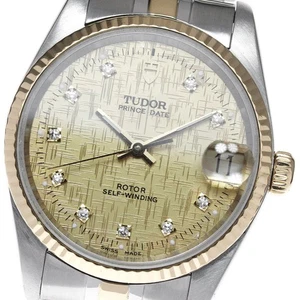 TUDOR 72033 Prince Date YG Kombination 10P Diamanten cal.2824 2 AT Boys 82 - Bild 1 von 9