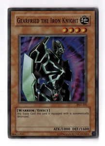 Gearfried the Iron Knight PSV-101 Unlimited Super Rare Holo Vintage YuGiOh LP - Picture 1 of 2