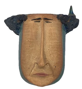 Maceta de pared VINCENT SANSONE caprichosa cara de cerámica CHATTANOOGA - Imagen 1 de 8