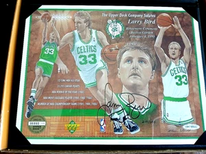 Larry Bird SIGNED Upper Deck 1993 Retirement Ceremony Print 210/500, COA AUTO - Picture 1 of 11