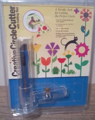 Making Memories Creative Circle Cutter & Cutting Mat Craft Tool Scrapbooking - Image 1 of 3