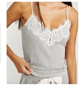Abercrombie & Fitch Sleep Tank Sz M Gray - Picture 1 of 8