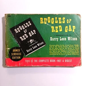 Armed Services Edition 884, Ruggles Of Red Gap, Harry Leon Wilson, 1915 - Picture 1 of 5