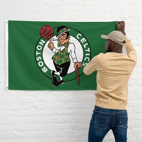 Premium Flag Boston Celtics 3x5 ft Banner NBA Basketball Champs St Patrick’s Day Cover