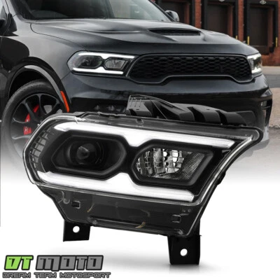 For 2021-24 Dodge Durango Black Bezel AFS FULL LED Projector Headlight Passenger - Image 1 of 4