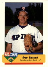 1994 San Bernardino Spirit Fleer/ProCards #2750 Greg Bicknell