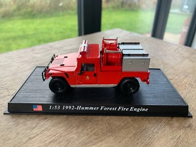 USA 1992 Hummer Forest Fire Engine FD Part Work Diecast Model 1:53 - Image 1 of 4