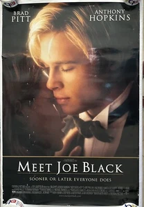 Póster original de la película “Meet Joe Black” 1998 promoción de teatro 🎬 27x40 doble cara - Imagen 1 de 4