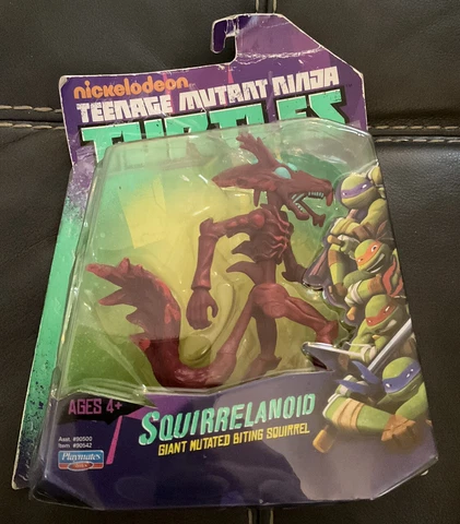 Teenage Mutant Ninja Turtles Squirrelanoid Figure Nickelodeon Playmates NIP Cover