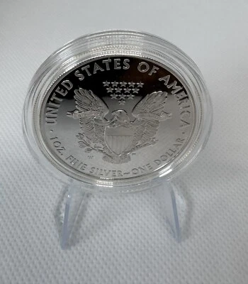 2010 W DÓLAR DE PLATA AMERICANA EAGLE PROOF DOLLAR US Mint ASE Moneda con caja y COA Foto 1 de 4