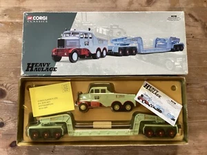 CORGI 17601 HILLS OF BOTLEY HEAVY HAULAGE SCAMMELL 24 WHEEL LOW LOADER 1997 - Picture 1 of 15