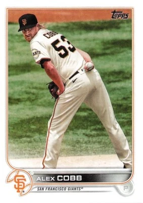 2022 Topps Series 2 - Alex Cobb #359 - Image 1 of 2