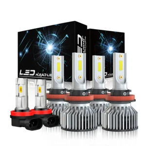 For Pontiac G6 2005-2007 6X 6000K White LED Headlight High Low + Fog Light Bulbs - Picture 1 of 43