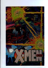 X-Men Omega  (Jun 1995, Marvel) CHROME COVER HIGH GRADE 9.4 ROMITA JR. ART