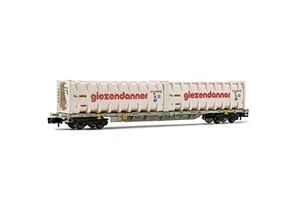 ARNOLD HN6444 WAGON PLAT TRANSPORT DE CONTENEURS GIEZENDANNER - Foto 1 di 4
