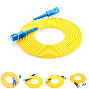 Network Fiber Optic Single-Mode Simplex/Duplex Patch Optical Fiber Cable - Picture 1 of 17