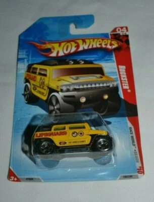 Hot Wheels Race World Beach 04/04 2010 - Rockster salvavidas amarillo  Foto 1 de 3