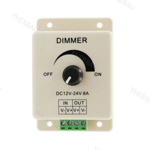 LED Dimmer Switch Light Power Supply Controller Driver DC 12V 24V 8A 15H - Picture 1 of 8