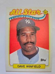 1989 Topps Dave Winfield All Star #407 NM - Bild 1 von 1