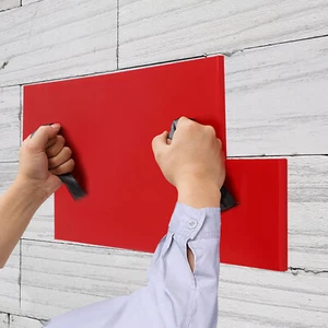 Rote 30x72cm Beton Stempelmatte, manuelle Betonstruktur Haut Betonstruktur Matte - Bild 1 von 10