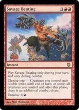 WOTC MtG Darksteel Savage Beating (R) NM
