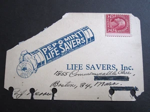 vTg 1925 Life Savers Fruit drops vendor order AD Clove Licorice Violet postcard - Picture 1 of 4