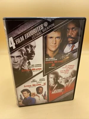 Lethal Weapon 1 2 3 4 (DVD) Lethal Weapon Series 1-4 - Classic Action Foto 1 de 4