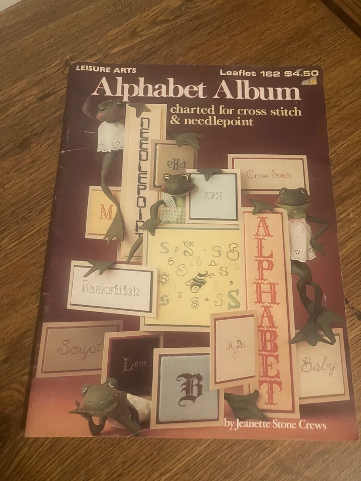 Vintage Pattern from Leisure Arts - Alphabet Album - #162 - Image 1 of 1