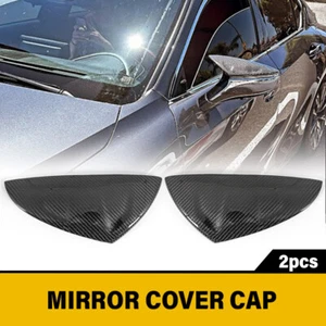 FOR 2021-2024 LEXUS IS300 IS350 IS500 M STYLE CARBON FIBER MIRROR COVER CAP ` - Picture 1 of 15