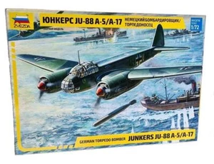 German Junkers Ju 88A-5/A-17 Bomber / Torpedo Bomber 7284 Zvezda  1:72   - Picture 1 of 1