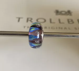 Trollbeads Rare Purple Glass Bead. Very Rare - Picture 1 of 4