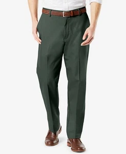 Dockers Men's Classic Fit Stretch Signature Khaki Pants Olive Grove Sz W32 L30 - Picture 1 of 5