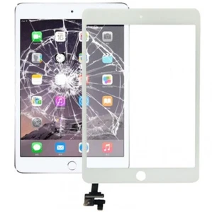 Touch Screen Glas Display mit IC Chip kompatibel für Apple iPad Mini 3 Weiß Neu - Picture 1 of 3