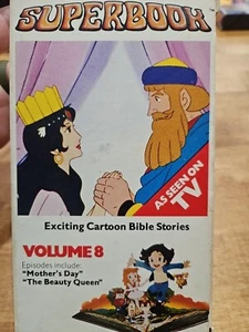 Superbook volume 8 " mother's day " the beauty queen " vhs Bible Stories - Picture 1 of 3