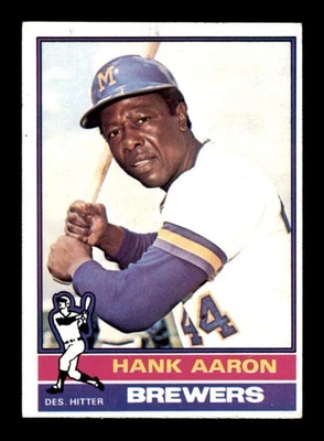 1976 Topps #550 Hank Aaron EX+ X3512728 Foto 1 de 3