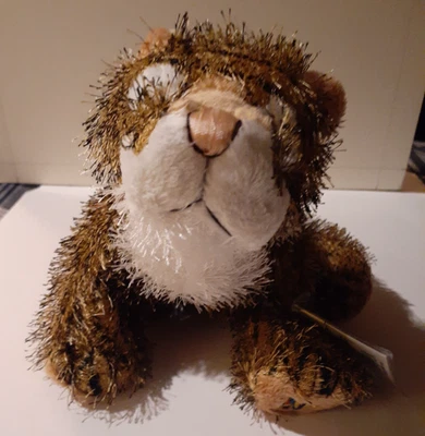 GANZ Webkinz TIGER plush cat with NEW, UNUSED, SEALED code HM032 - Image 1 of 4