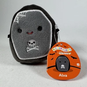 Squishmallows Plüsch Micromallow Alva Grabstein 2,5 Zoll Mini Halloween mit Etikett - Bild 1 von 8