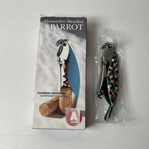 Alessi Mendini Papagei Korkenzieher Flaschenöffner Proust AAM32 1 | GEÖFFNETE BOX - Bild 1 von 13