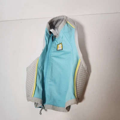 Ruffwear Swamp Cooler Zip Dog Vest – Teal Gray – Size XXS – Cooling Vest - Image 1 of 4