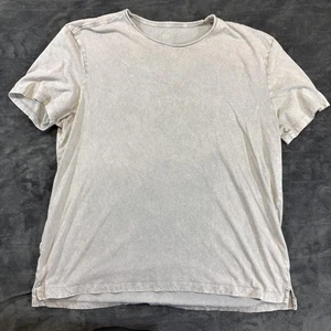 GAP Shirt Mens XL Mercury Grey Washed Roll Short Sleeve Casual Tee SU17 2017 - Picture 1 of 7