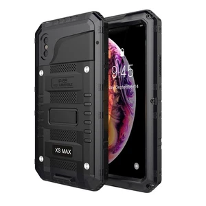 Hülle für Apple iPhone X / XS Fullcover Display Stoßfest Outdoor Robust - Bild 1 von 9