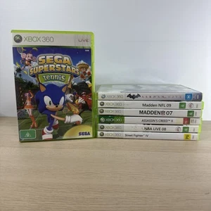 Xbox 360 Games Bundle X 7 - Batman, Sega Tennis, Madden, Street Fighter, NBA + - Picture 1 of 24